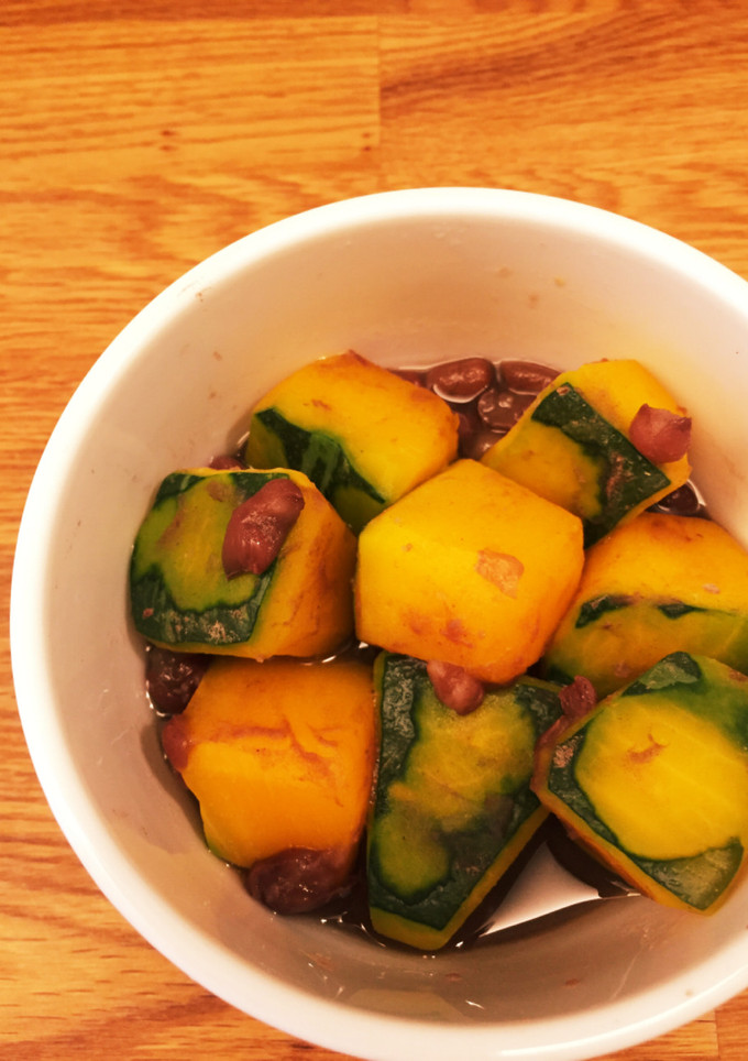 かぼちゃと小豆の煮物-レシピのメイン写真