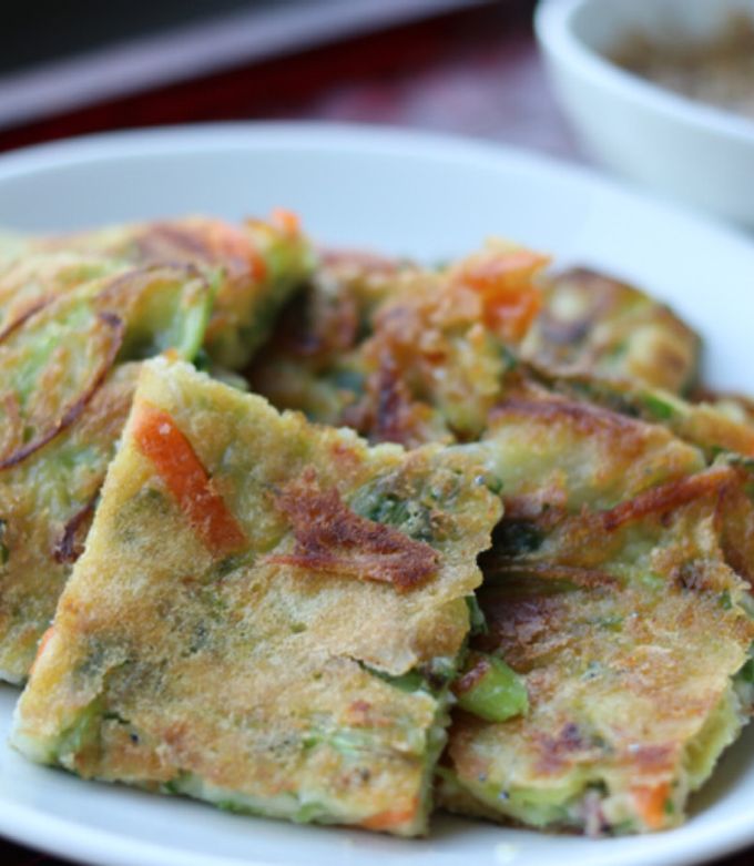 お好み焼きの粉で簡単♪野菜たっぷりチヂミ-レシピのメイン写真