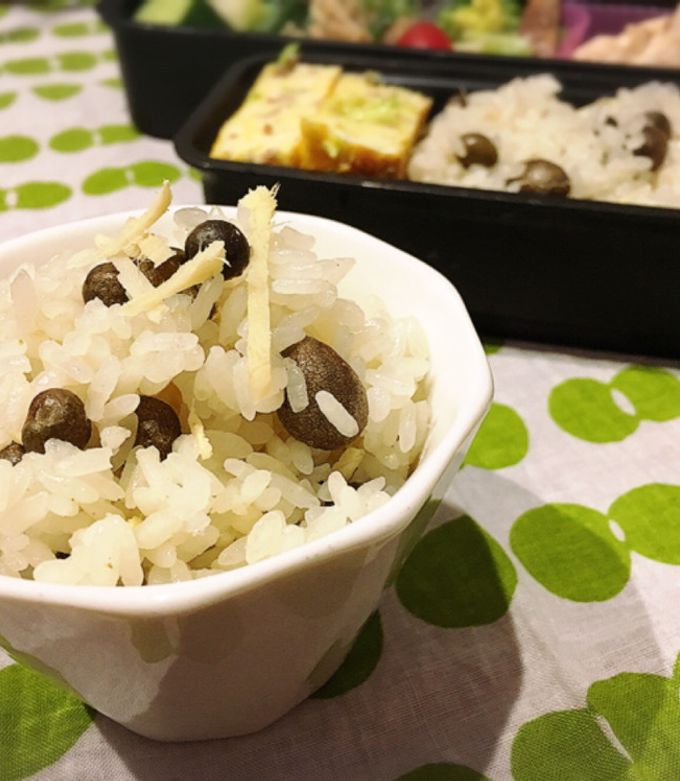 ほくほく食感♫しょうがが香るむかごご飯-レシピのメイン写真