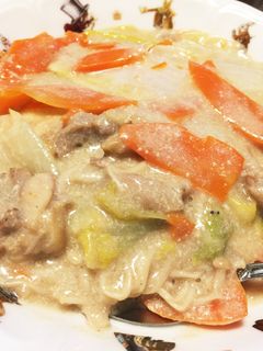 白菜と鶏肉の中華風クリーム煮-レシピのメイン写真