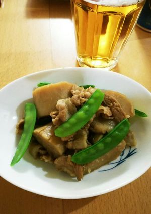 京芋と豚バラの甘うま煮-レシピのメイン写真