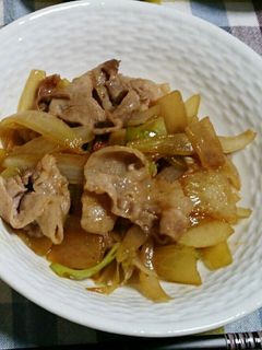 豚肉とたまねぎのオイスターソース炒め-レシピのメイン写真