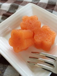 離乳食おやつ*トマトとりんごの寒天ゼリー-レシピのメイン写真