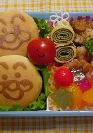 キャラ弁。アンパンマン-レシピのメイン写真