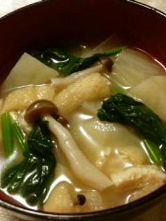 具沢山みそ汁-レシピのメイン写真