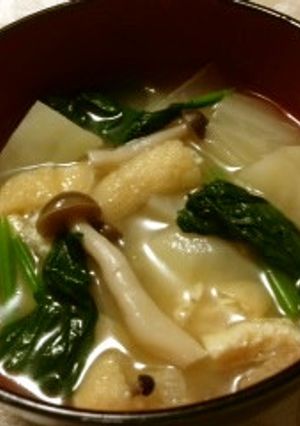 具沢山みそ汁-レシピのメイン写真