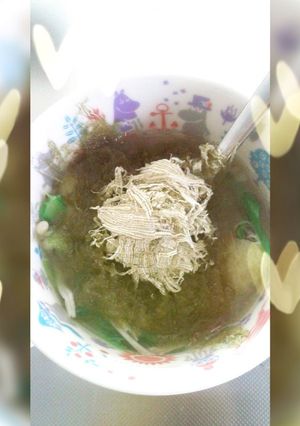 レンジ+マグの即席味噌汁-レシピのメイン写真