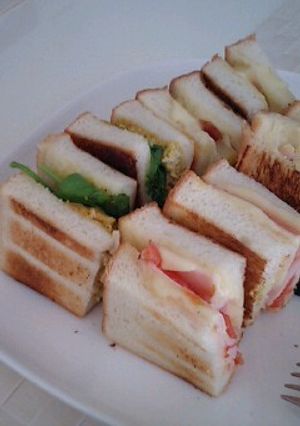 野菜が無くてもホットサンド4種類！-レシピのメイン写真