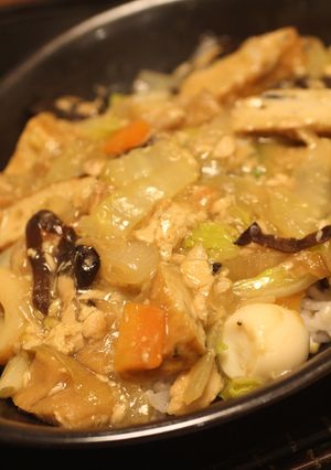 リメイク!!おでんde中華丼!-レシピのメイン写真