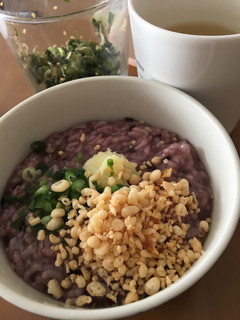 丸鶏がらスープでカンタン炊飯器おかゆ-レシピのメイン写真