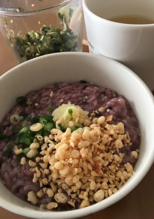 丸鶏がらスープでカンタン炊飯器おかゆ-レシピのメイン写真