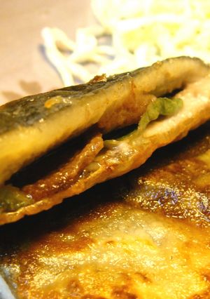 酢っぱ美味い☆秋刀魚の梅しそはさみ焼き-レシピのメイン写真
