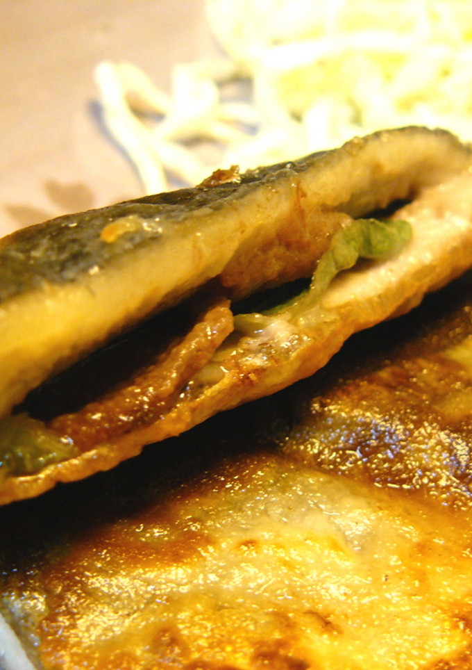 酢っぱ美味い☆秋刀魚の梅しそはさみ焼き-レシピのメイン写真