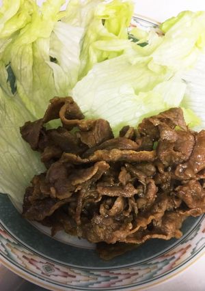 パパも子供も満足、牛肉のカレー味炒め-レシピのメイン写真