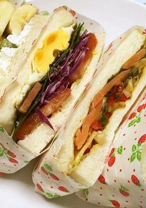 具だくさんサンドイッチ4品Ⅳ-レシピのメイン写真