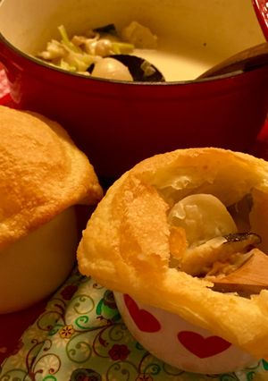 暖かぁ♡鱈帆立と冬野菜のパイシチュー-レシピのメイン写真