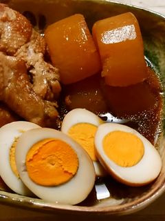 ホロホロ味染み♪手羽元と大根の甘辛煮-レシピのメイン写真