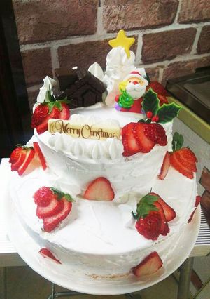2016年❤X'masケーキ-レシピのメイン写真