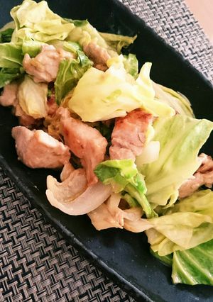 柔らか豚ヒレとキャベツのオイマヨ炒め-レシピのメイン写真