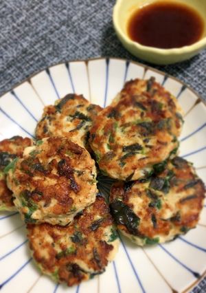 ほうれん草とひじきの豆腐ハンバーグ-レシピのメイン写真