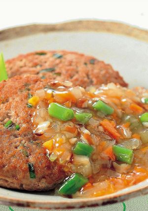 中華あんかけハンバーグ-レシピのメイン写真