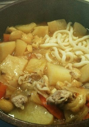 手抜きうまい肉じゃが鍋風！薄味幼児にも！-レシピのメイン写真