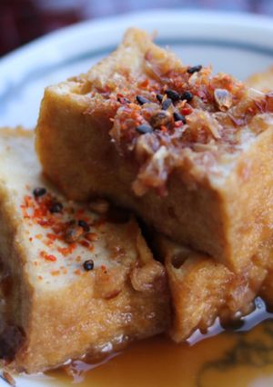 手間ナシなのにじゅわー♪厚揚げのおかか煮-レシピのメイン写真