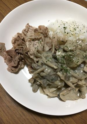 きのこクリームソース ビストロクイック風-レシピのメイン写真
