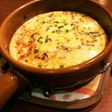 山芋、納豆、ピーマン、チーズのオムレツ
