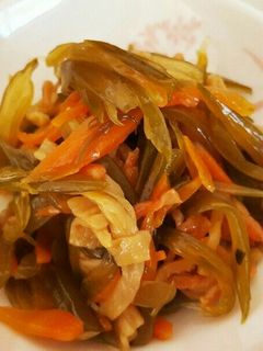 やみつき~❗茎ワカメの炒め煮-レシピのメイン写真