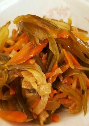 やみつき~❗茎ワカメの炒め煮-レシピのメイン写真
