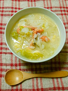 簡単!白だしで基本の雑炊-レシピのメイン写真
