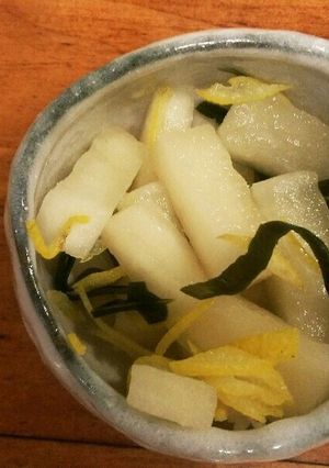 お蕎麦やさんに聞いた柚子大根-レシピのメイン写真