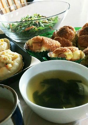 オーブンいらず!簡単ソーセージカレーパン-レシピのメイン写真