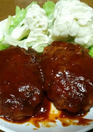 ふわふわ！ハンペン入りハンバーグ☆-レシピのメイン写真