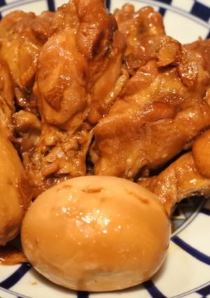やみつき◆鶏手羽元と卵の酢醤油煮-レシピのメイン写真