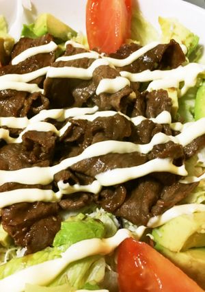 簡単！満足焼肉サラダ-レシピのメイン写真