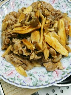 たっぷりきのこと豚肉の甘辛ケチャップ炒め-レシピのメイン写真