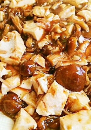 なめことえのきの麻婆豆腐-レシピのメイン写真