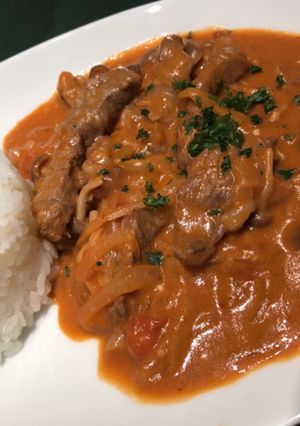 簡単♪ステーキビーフストロガノフ-レシピのメイン写真