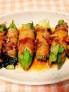 簡単小松菜の肉巻き♥-レシピのメイン写真