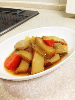 里芋と玉ねぎで煮物-レシピのメイン写真