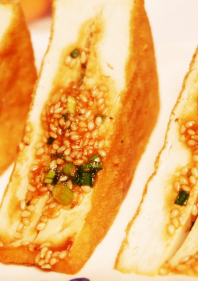 厚揚げの味噌ハサミ焼き-レシピのメイン写真
