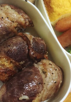 お弁当に★俵の肉巻きおにぎり-レシピのメイン写真
