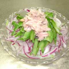 รูปของ 四角豆とパパイヤのサラダ