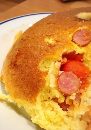 アメリカンドッグ風パンケーキ-レシピのメイン写真