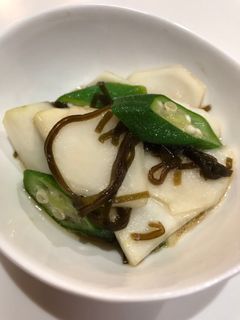 カブとオクラの塩こんぶ和え-レシピのメイン写真