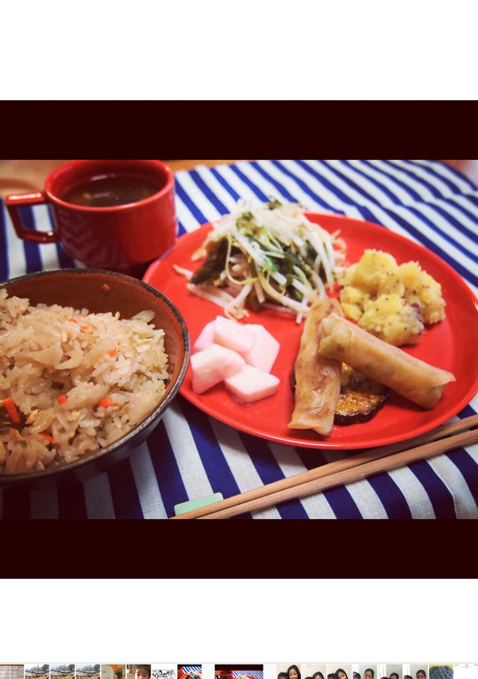 炊飯器で切り干し大根と生姜の炊き込みご飯-レシピのメイン写真