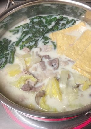 「もろもろ」ができにくい！豆乳鍋-レシピのメイン写真