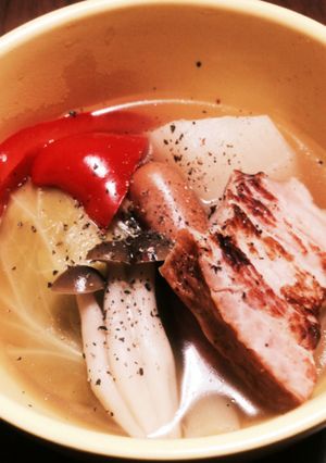 厚切りベーコンのポトフ-レシピのメイン写真